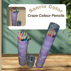 Colour pencil with sharpner